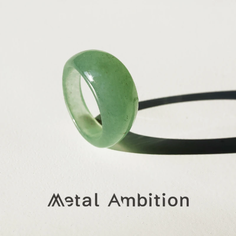 金属野心 非金属仿水晶戒指 戒指女简约高级感新中式戒不规则设计