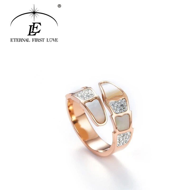 ETERNAL FIRST LOVE 生物物语戒指时尚百搭轻奢