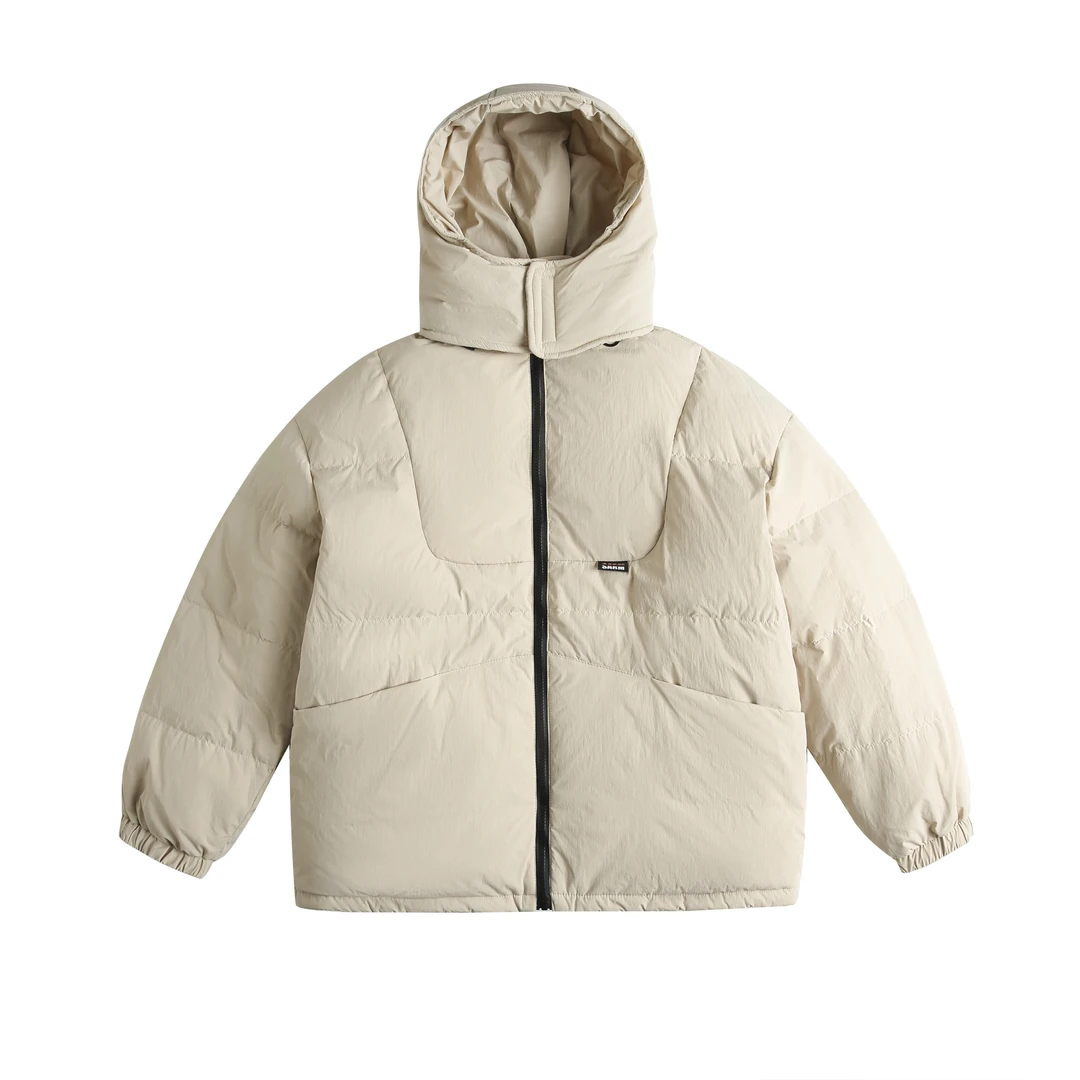 可拆卸连帽90%白鸭绒羽绒服男女保暖防风防水冬季加厚羽绒-YR01