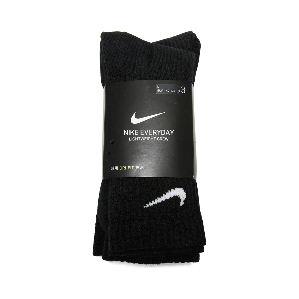 nike耐克男子U NK EVERYDAY LTWT CREW 3PR 袜子优惠装SX7676-010