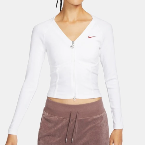 Nike/耐克女子 NSW VDAY L/S ZIP GCEL鱼骨衣HF1133-100