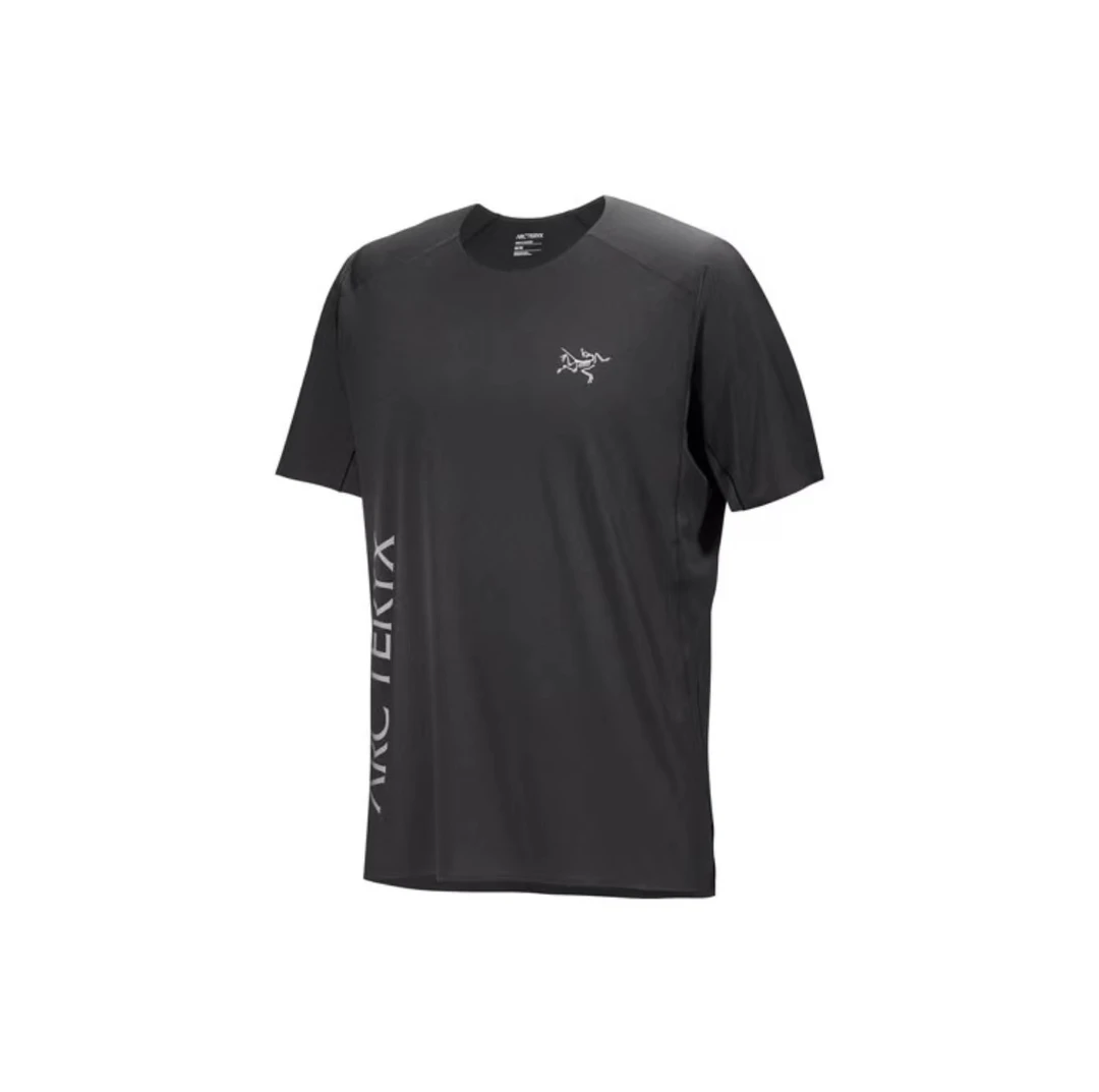 ARC'TERYX/始祖鸟Norvan Downword 字母Logo印花圆领短袖 正肩T恤