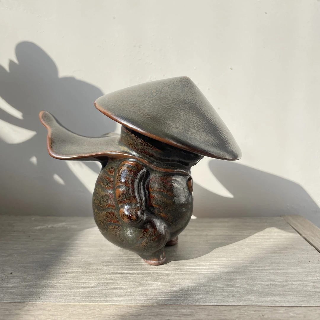 钧瓷摆件侠客创意摆件