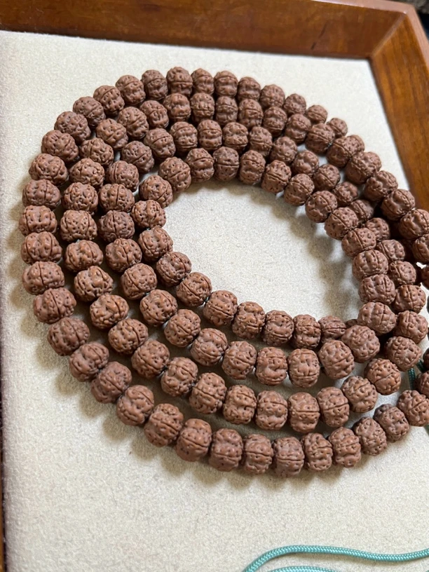 【定制】老树玉梅花长串108小金刚菩提