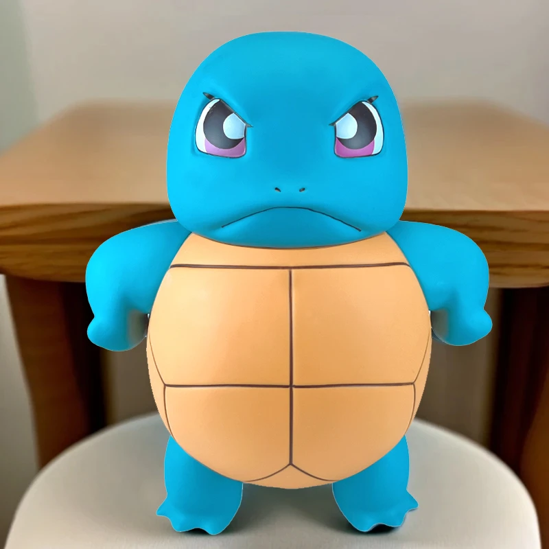 大号傲娇站姿生气杰尼龟手办神奇宝贝模型小精灵创意摆件生日礼物