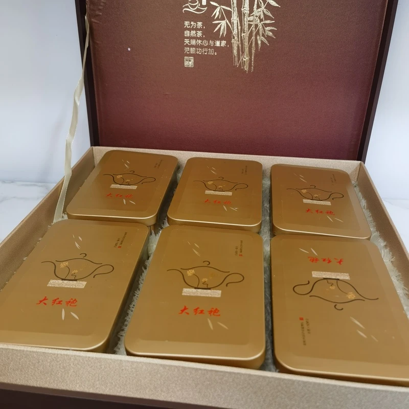 c云壶 大红袍岩茶 花骨岩香 6罐300克