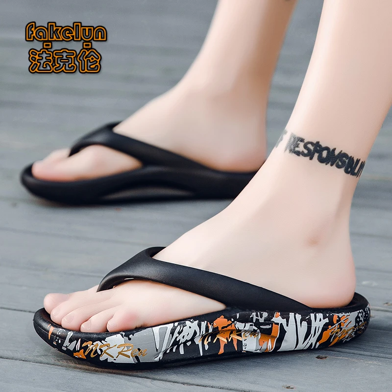 【法克伦】2024情侣款新款人字拖外穿潮防滑沙滩夹脚凉拖鞋潮流