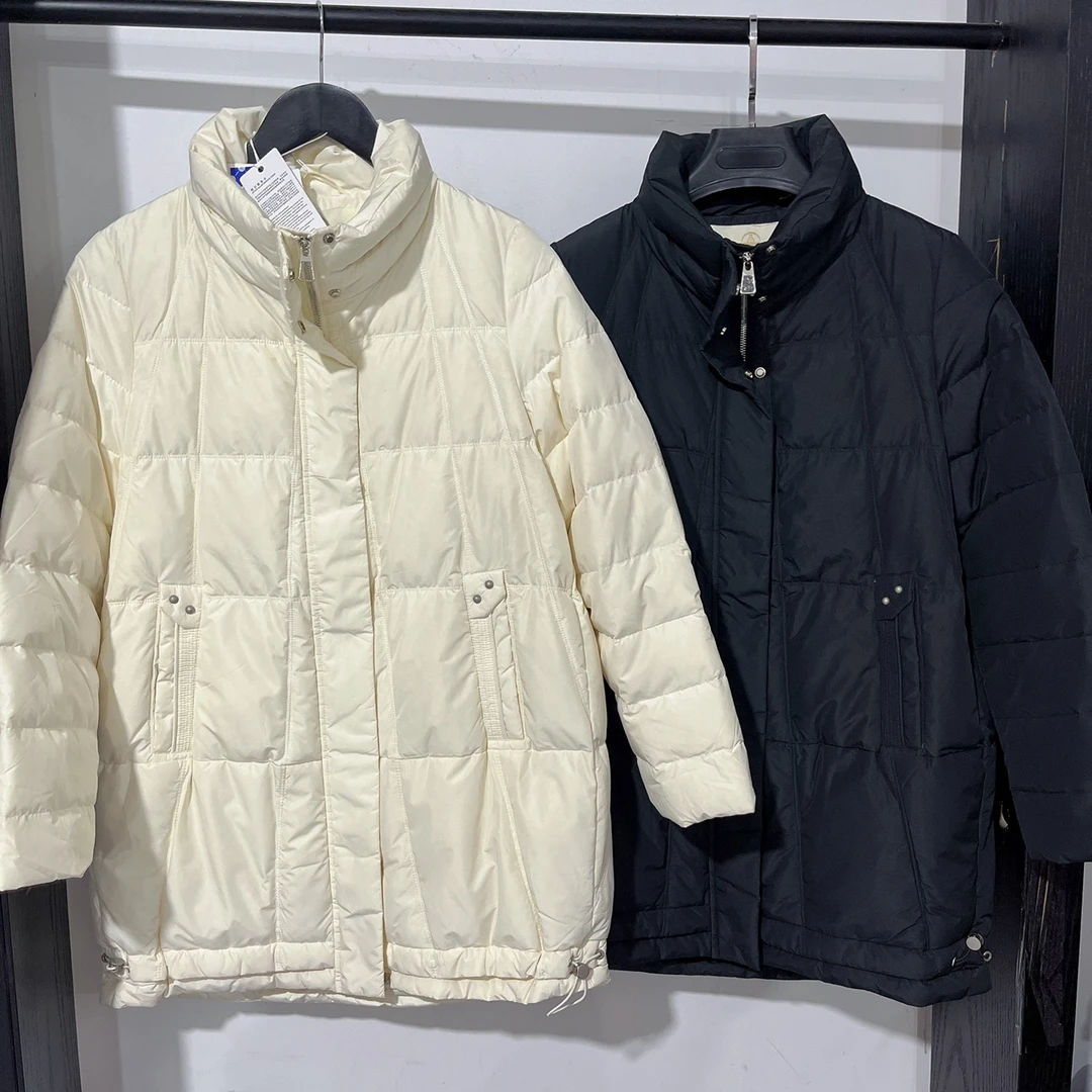 【假一赔三】享依巢  羽绒服冬中长款 白鸭绒时尚外套BWX451-1/AP