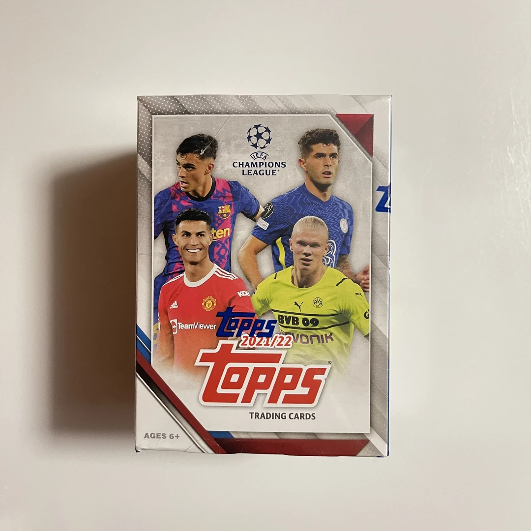 【拆盒】21-22Topps 欧冠手雷球星卡盲盒