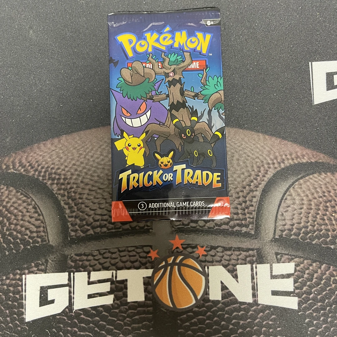 【代拆】23-24万圣节宝可梦 五包 卡牌盲盒