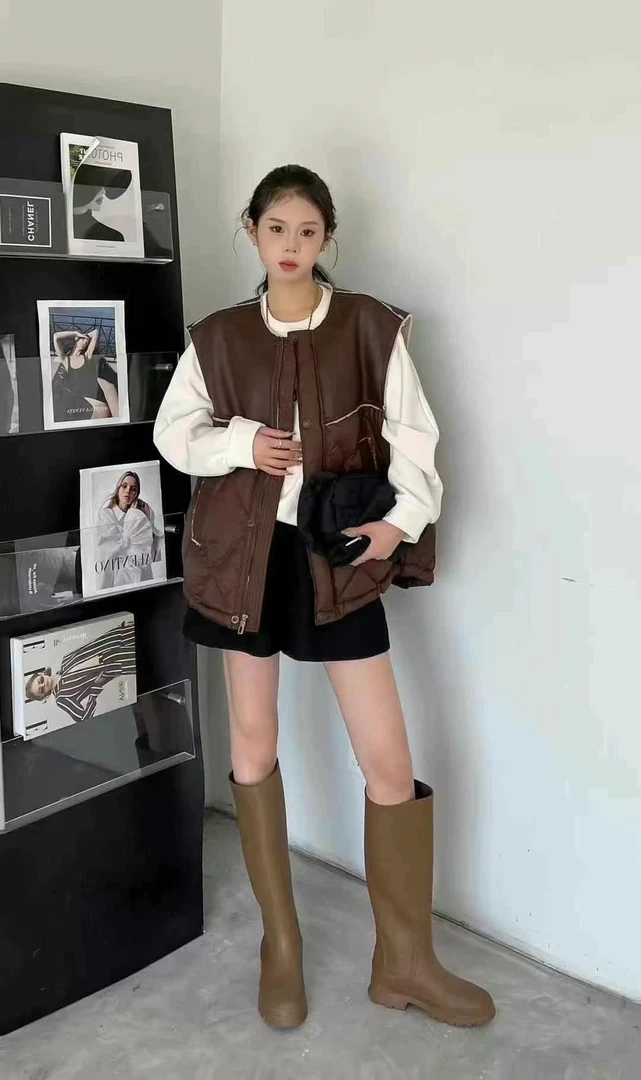 【PINGJIE】24秋冬：9803新款羽羽马甲时尚休闲潮流舒适百搭洋气