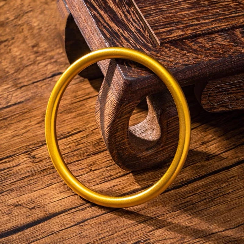 合金手镯 合金材质【素圈手镯】时尚百搭古法经典实心传承素款 精美