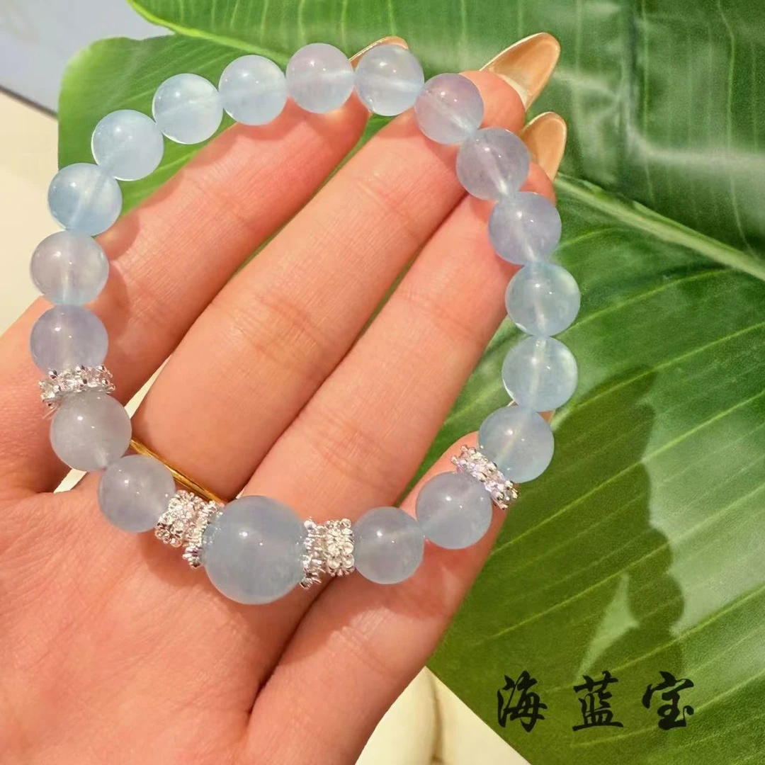 【十六珠宝】顺风顺水｜海蓝宝8mm设计款AD283多样性发一