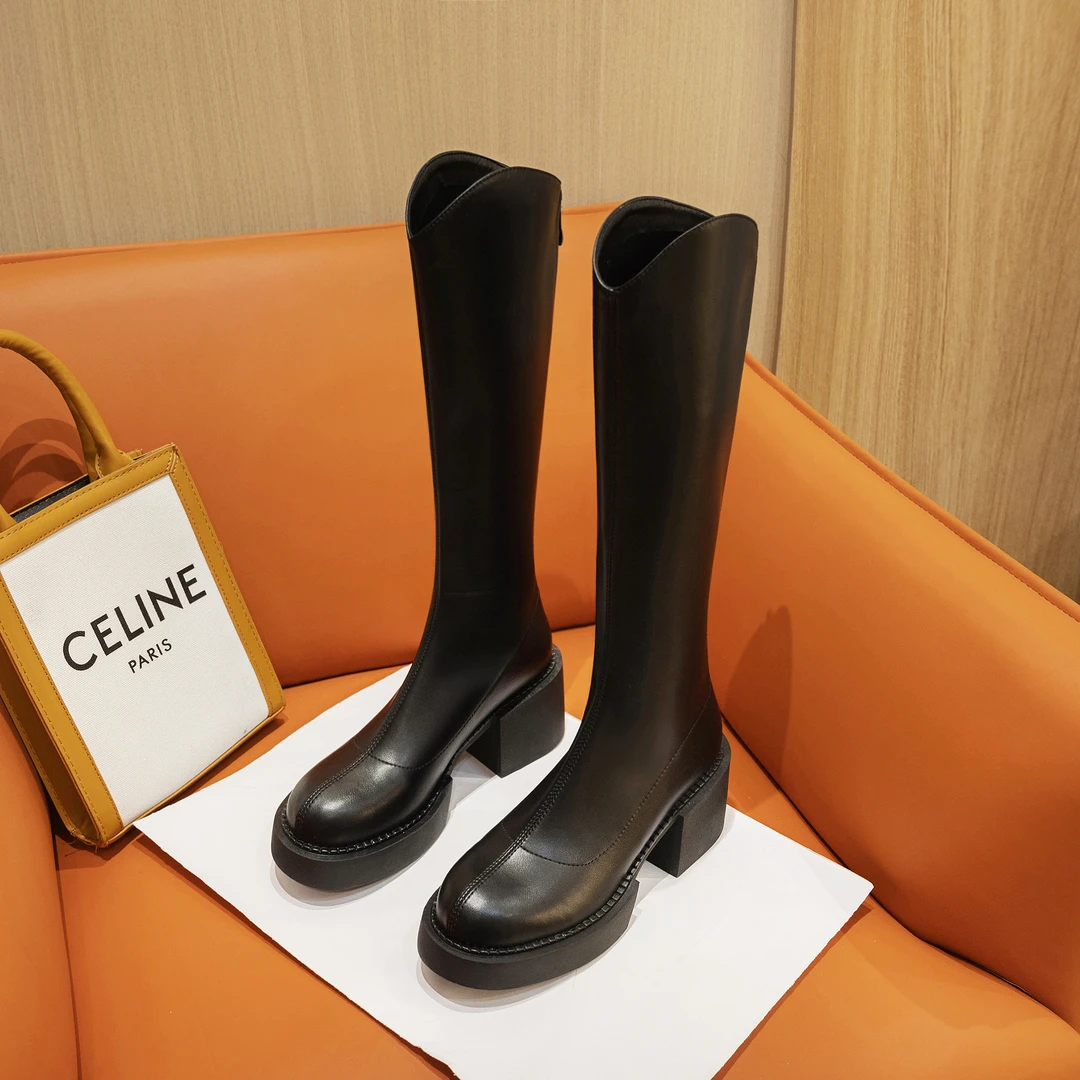 长筒靴女气质显瘦加宽高筒靴子2024新款秋冬大筒围胖MM长靴粗腿靴