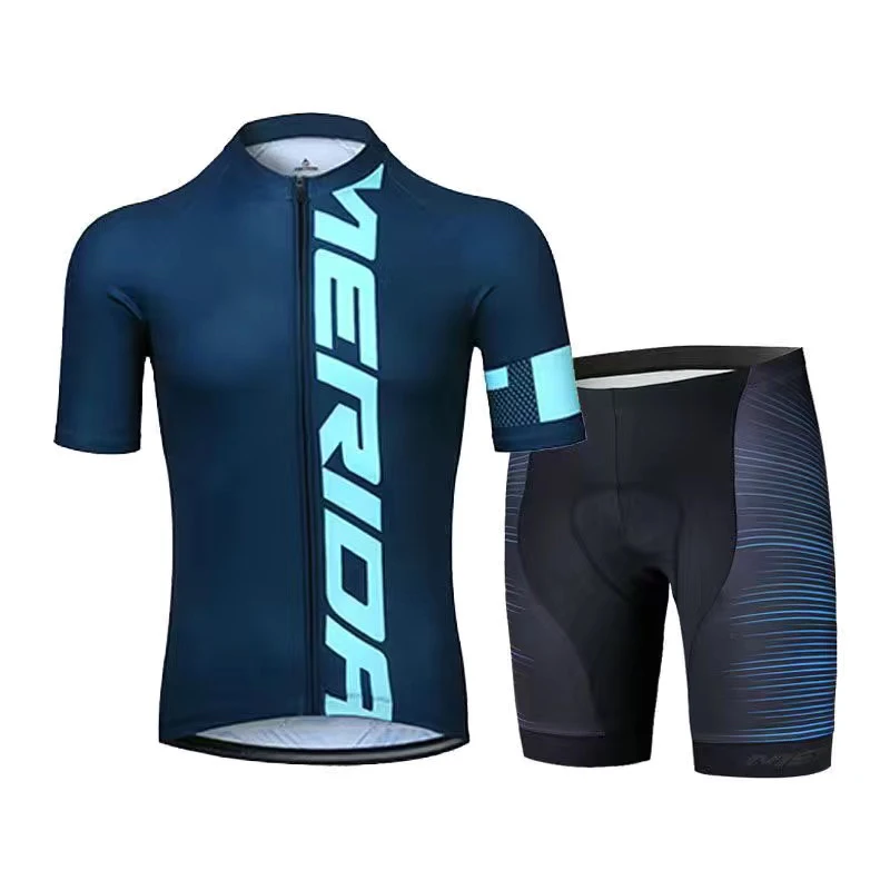 美利达大码骑行服套装骑行裤男女自行车服运动全套骑行服透气户外