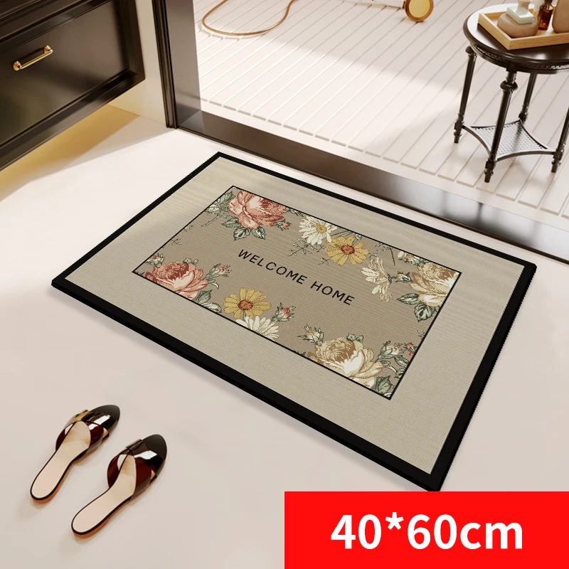 【硅藻泥】入户门地垫-40*60CM-大门口吸水速干防滑垫家用脚垫耐脏
