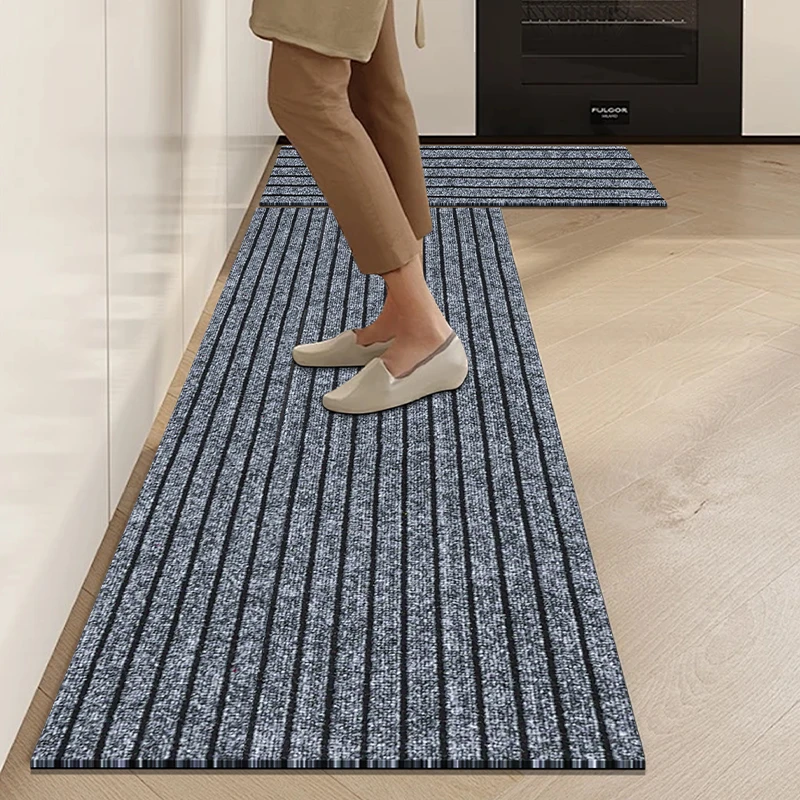 厨房地垫防滑防油可擦免洗脚垫家用地面吸水垫全铺专用地毯厨房垫