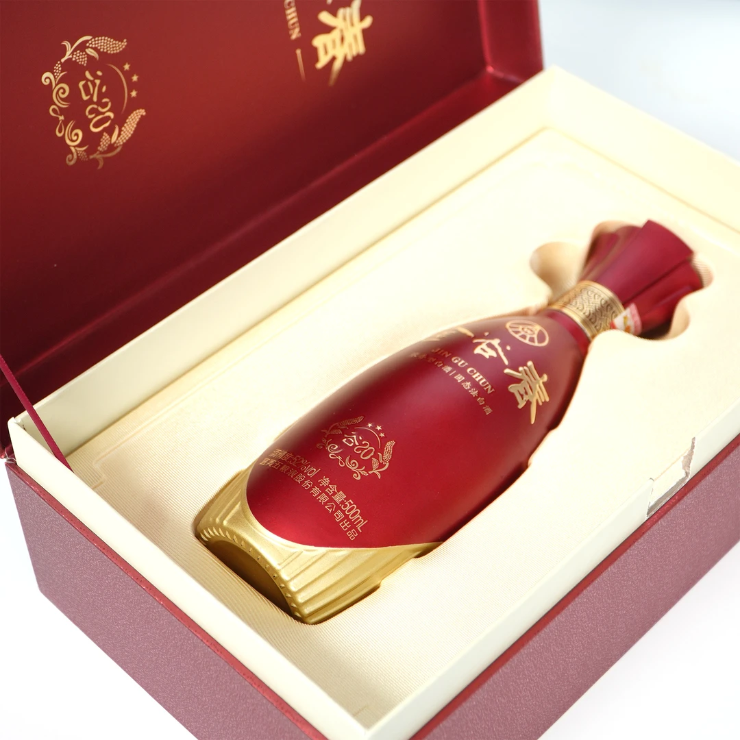 金谷春谷20纯粮酿造固态法白酒高端送礼浓香型白酒52度500ml