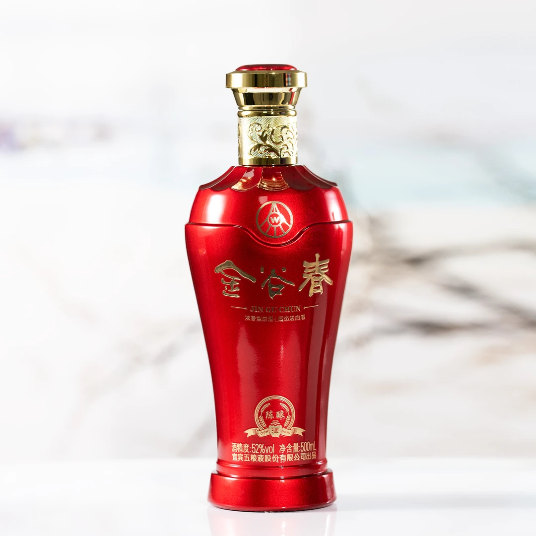 金谷春陈酿纯粮酿造固态法白酒高端送礼浓香型白酒52度500ml
