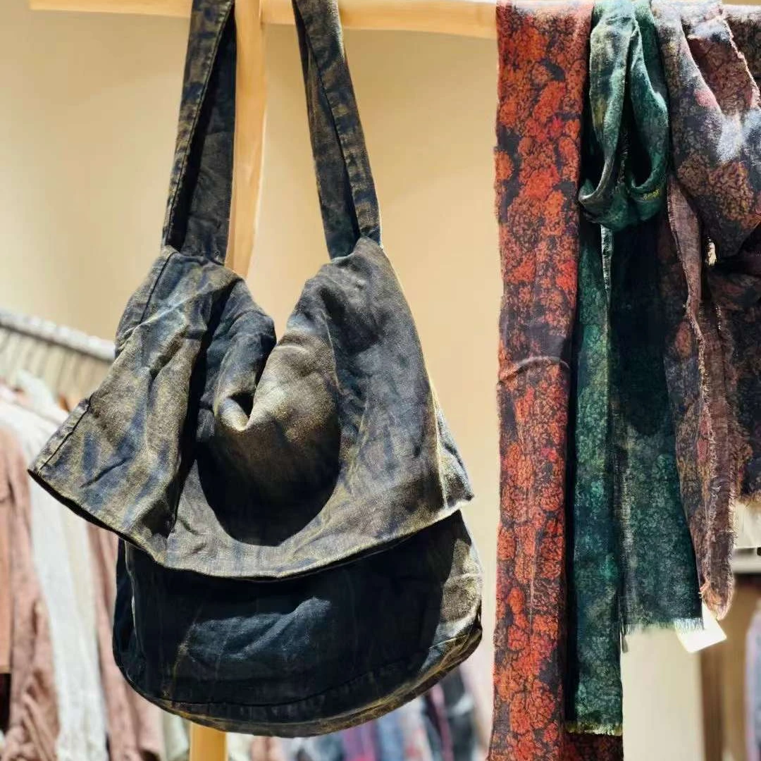 【大漂亮推荐】麻依者2023年秋季新款百搭 时尚休闲纯色包包#790