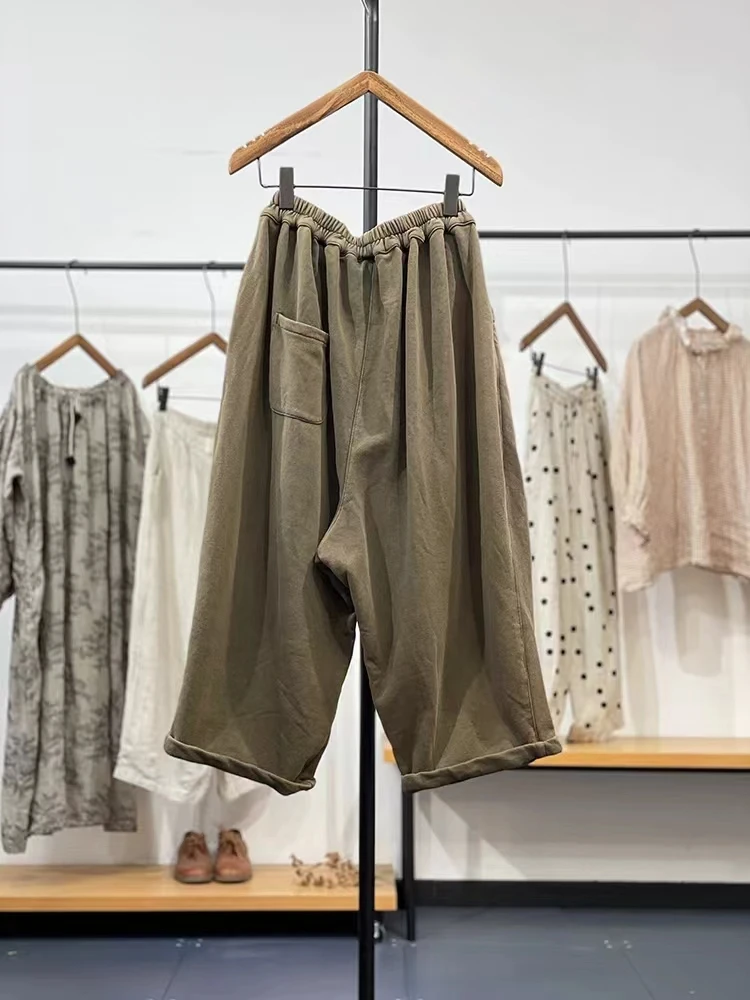 【大漂亮推荐】2023己知余香时尚新款宽松纯色百搭直筒休闲款#9001