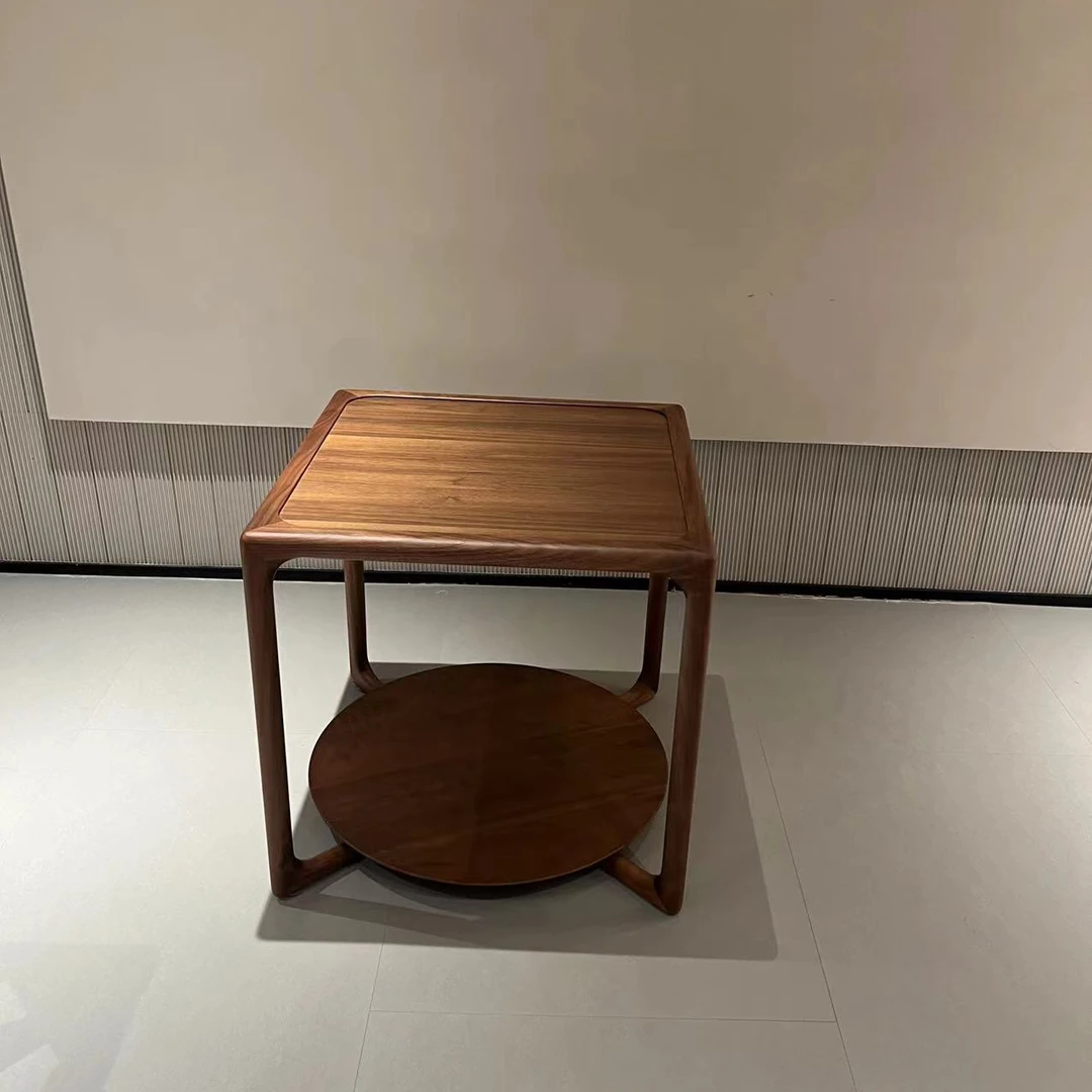 北美黑胡桃小方几胡桃色简约