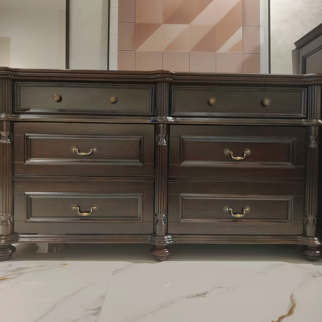 美式六斗柜复古抽屉式斗橱