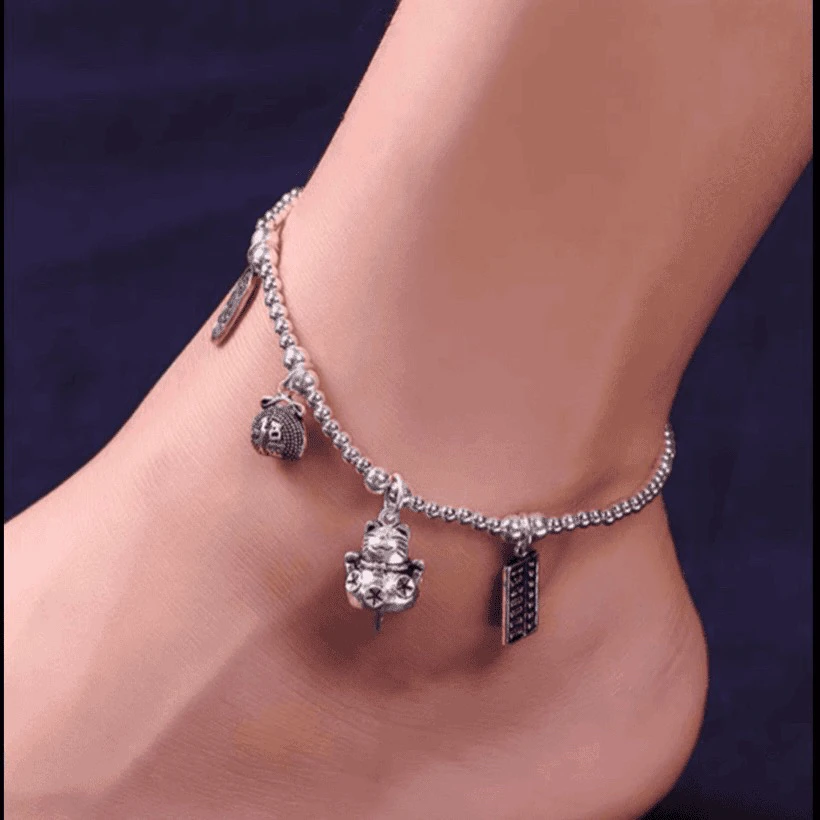 铜合金脚链 6008气质时尚叮当猫脚链