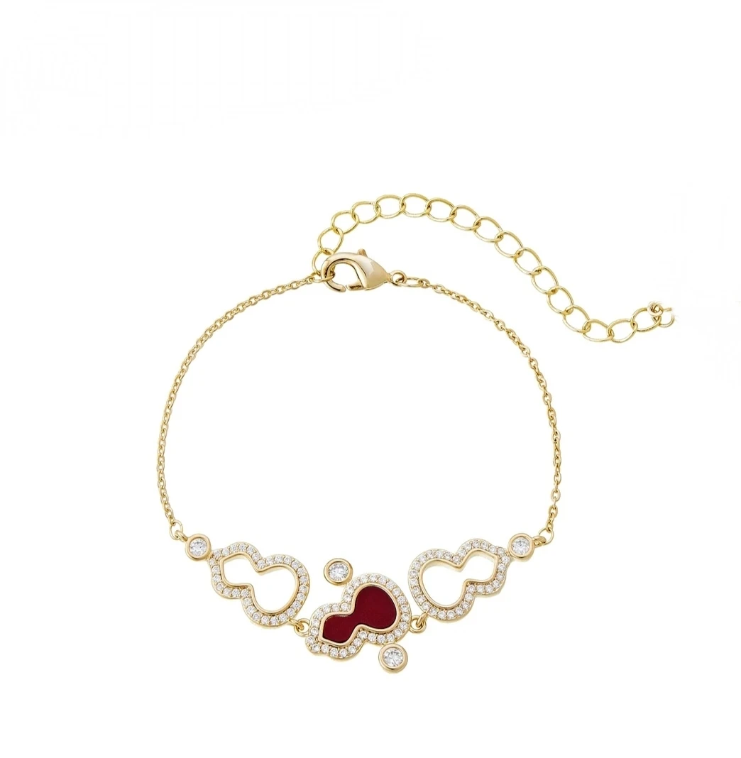 铜合金手链 2174时尚甜美葫芦手链