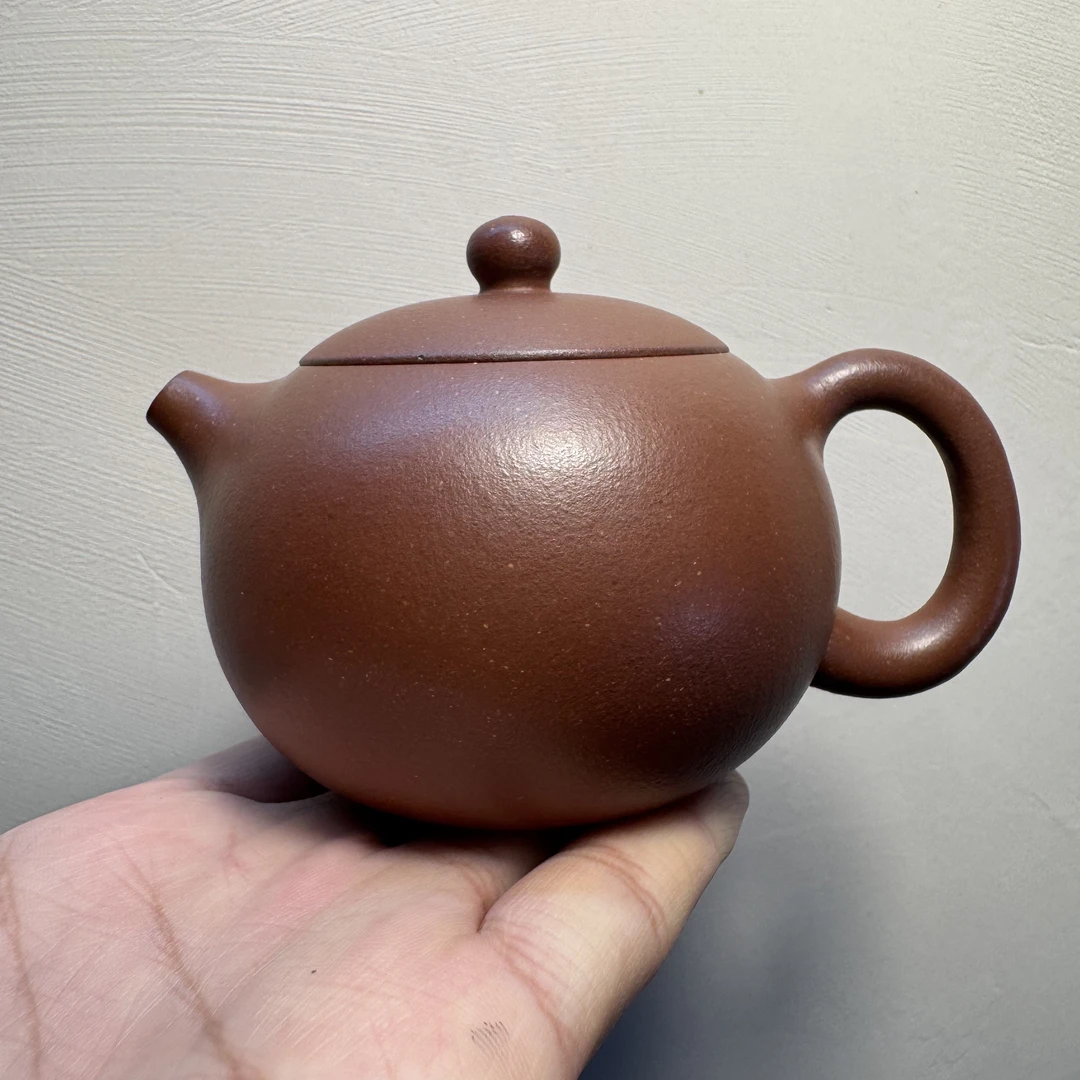 宜兴紫砂壶黄龙山原矿泥料羊角山紫泥西施