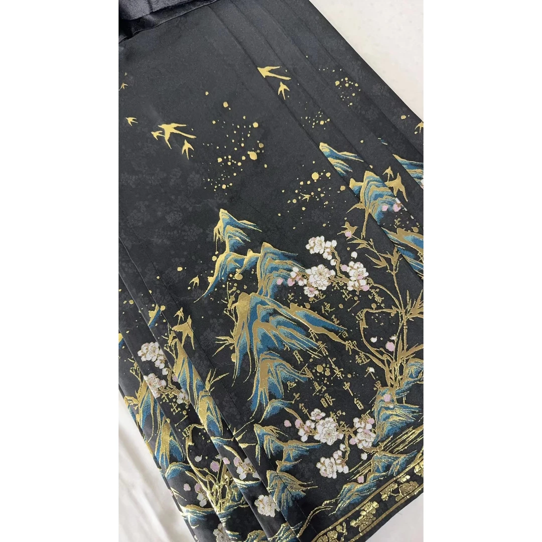 沐瑶优推 千里江山 马面裙