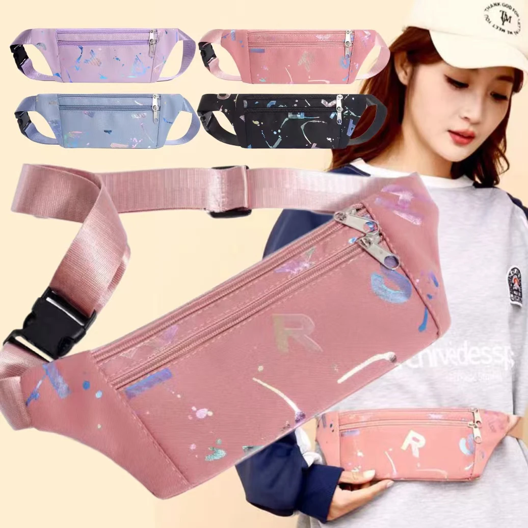 新款运动腰包男女跑步手机包多功能户外装备轻便小腰带证件包百搭