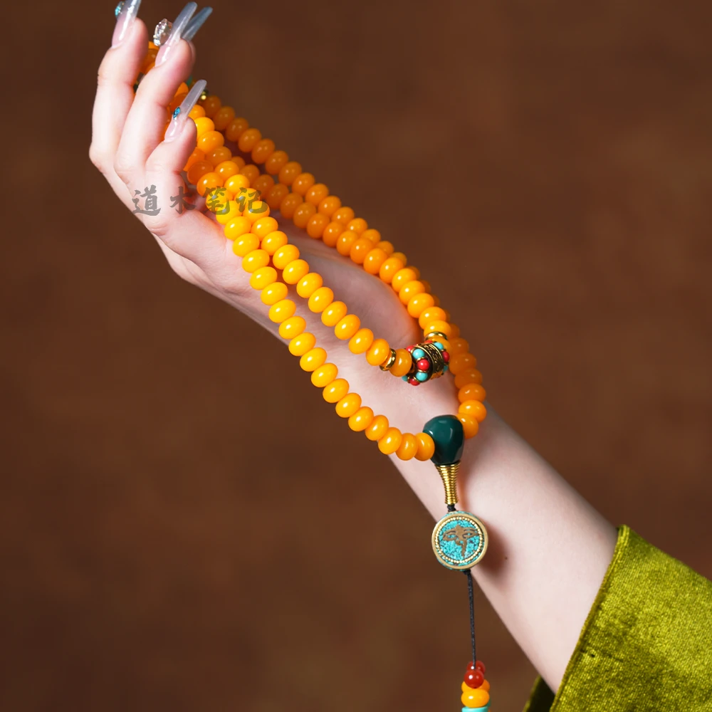 黄菩提国风小众中式百搭精选手串