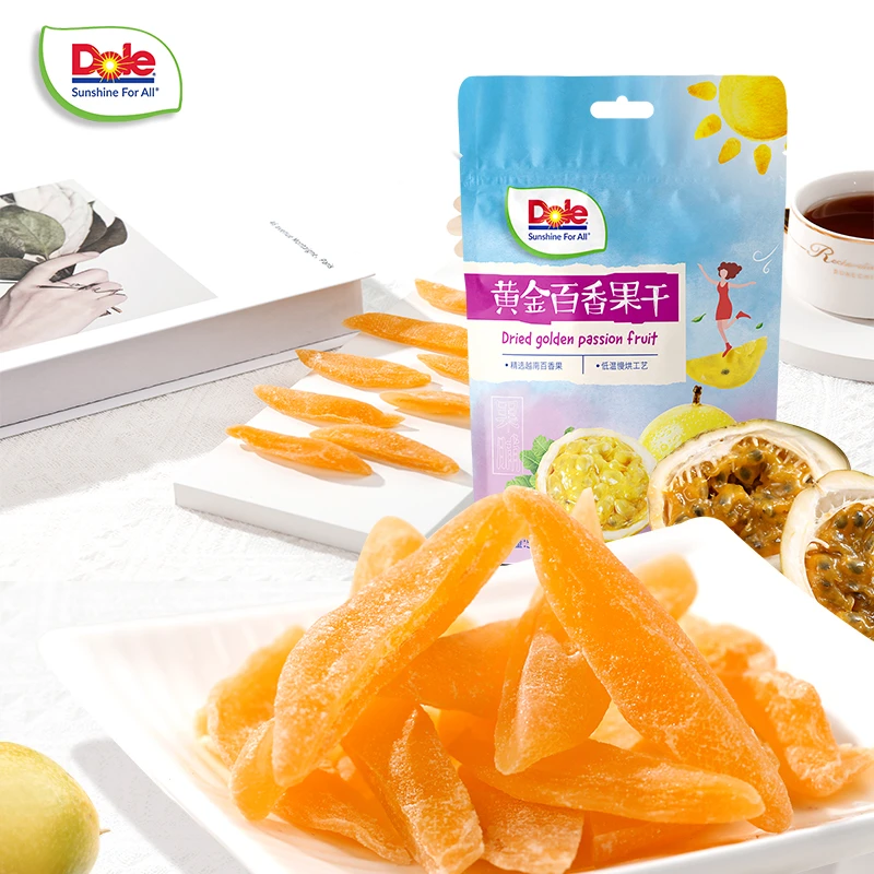 dole都乐黄金百香果干水果蜜饯果脯零食儿童学生休闲小吃食品