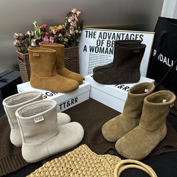 D28-118（大棉）时尚百搭高筒加绒保暖冬季雪地棉