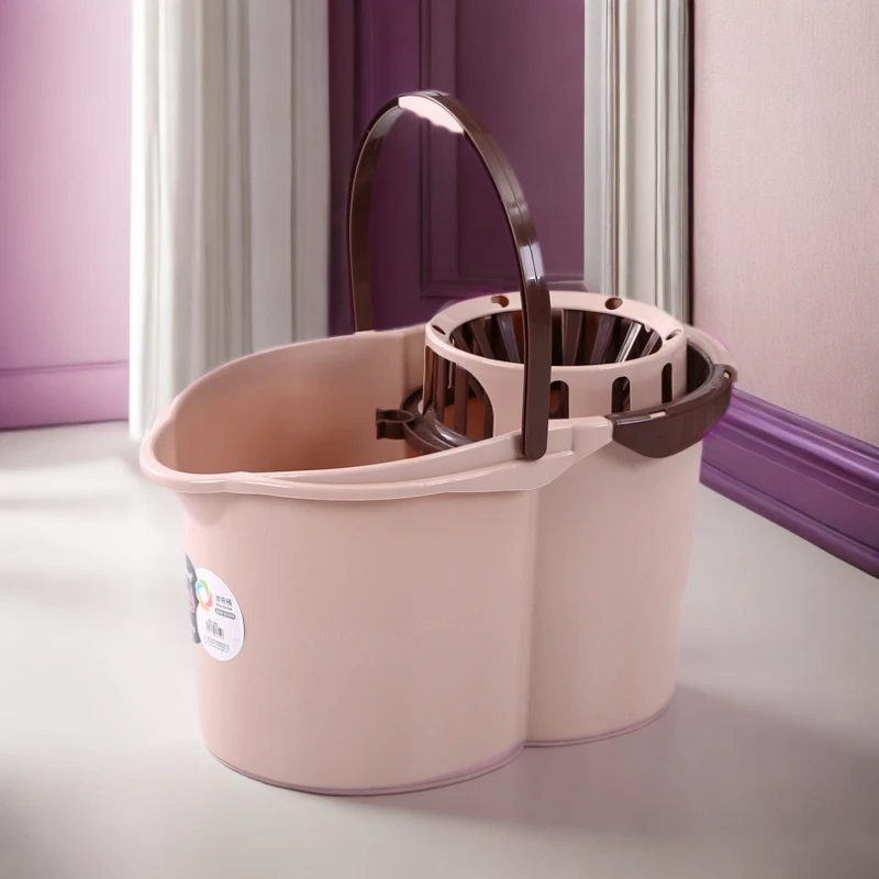 家用拖把桶加厚墩布桶老式拖把专用按压挤水桶