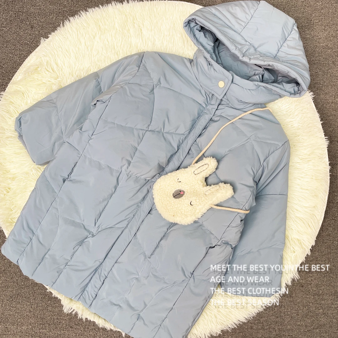 2024冬季儿童女大童新款羽绒服加厚连帽韩版时尚潮流保暖