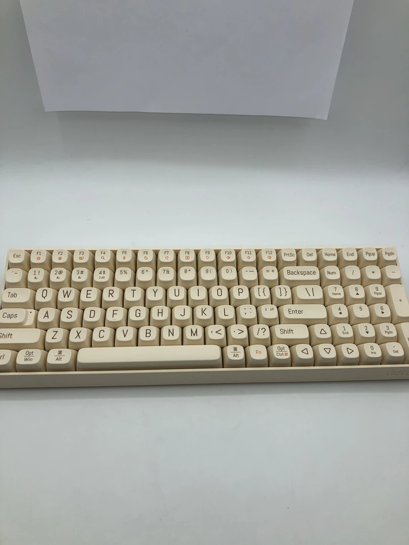 99新  洛斐 OE903 (100键)原盒+原线 粉白色键盘/1030592
