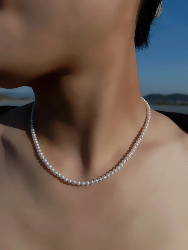 天然淡水baby珠小米双11活动上新极强光颈饰自发无证书假一罚十