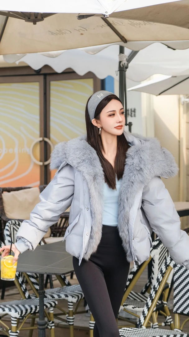 2024秋冬MIYUFUTURE’芬兰雪季’时尚潮服设计师短款外套（衣长51）