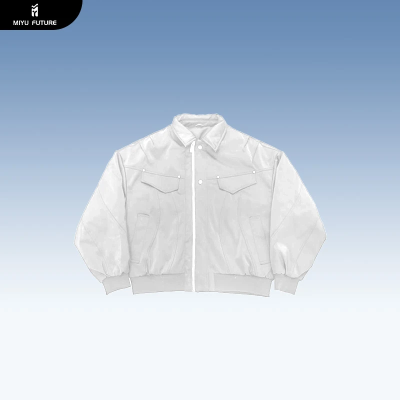 2024秋冬男装MIYUFUTURE“飞行夹克”高街翻领夹克外套（衣长69）