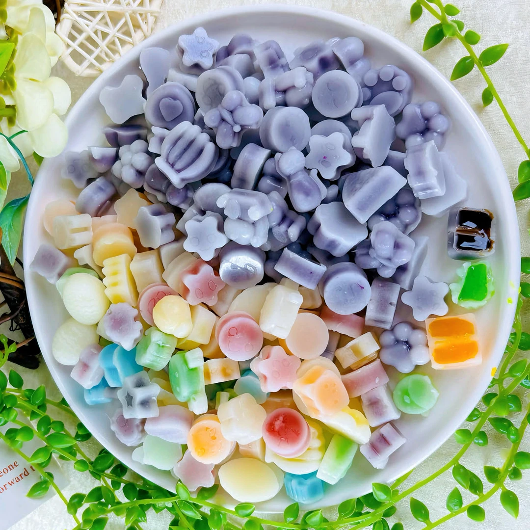 【粉丝福利】30颗一口秒果酱夹心食用蜡瓶糖手工制作果酱成品声控