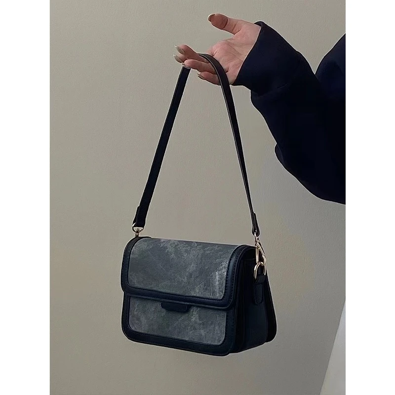 【贵妃】1416  新款时尚百搭编制时尚高级感斜跨包