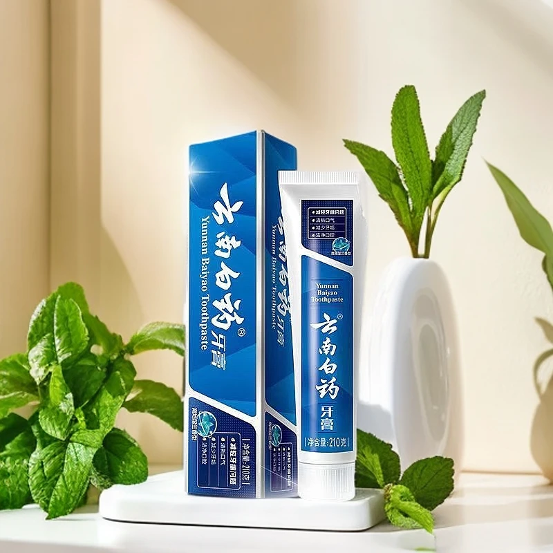 【裸支】云南白药牙膏  高地留兰型  210g 临期品