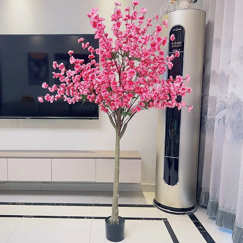 假树桃花树仿真植物大型落地室内客厅装饰假花花艺高品质仿真绿植