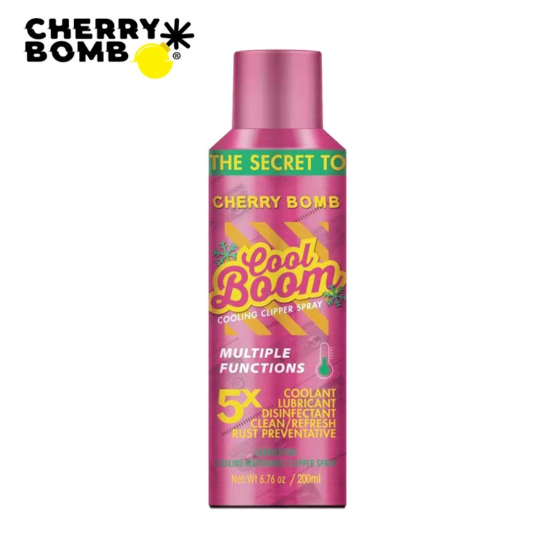 cherrybomb樱桃刀头冷却液电推剪保养润滑喷剂coolboom理发器防锈