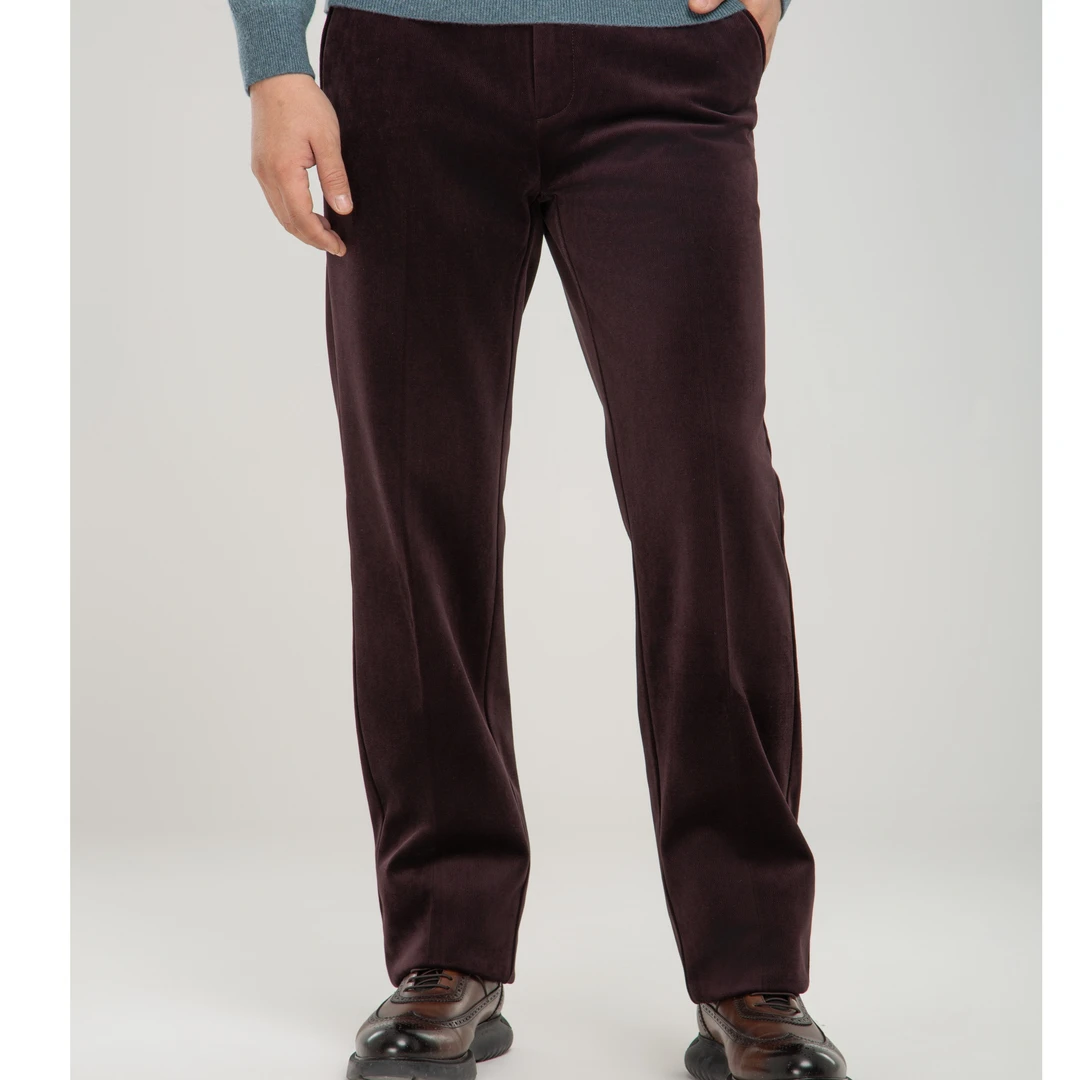 TOYLUK男士条绒裤直筒宽松加厚保暖秋冬休闲裤MJY1980043