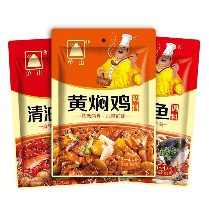 单山黄焖鸡调料炒鸡调味煮鱼酱料香辣麻辣干锅龙虾火锅底