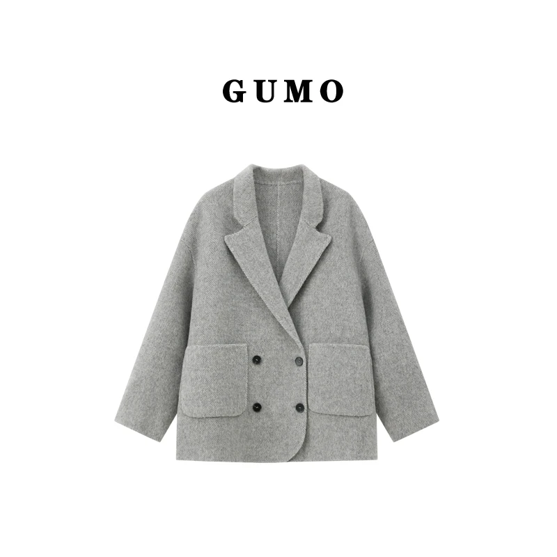 【短款四粒扣】羊驼毛澳毛大衣