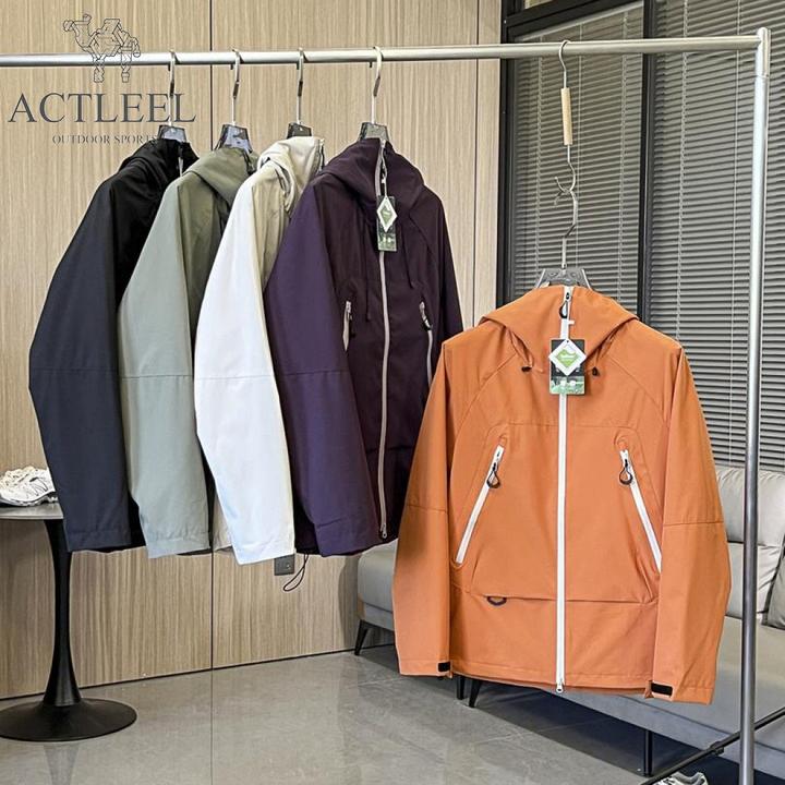 【Teflon】美洲户外连帽山壳机能多功能加厚单冲锋外套